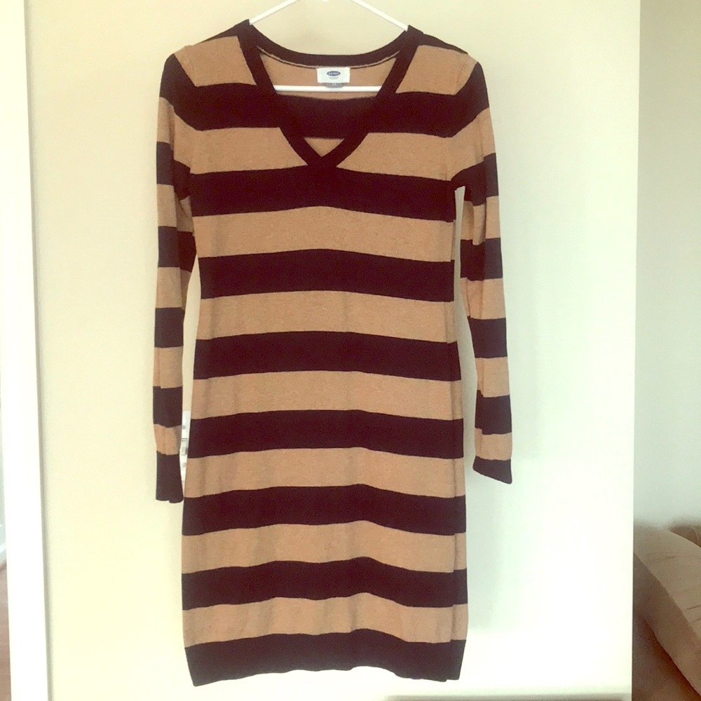 Old Navy striped sweater dress